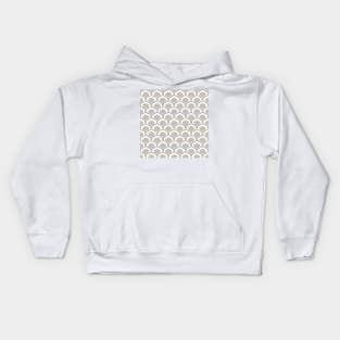 Mid Century Modern Hexagons Kids Hoodie